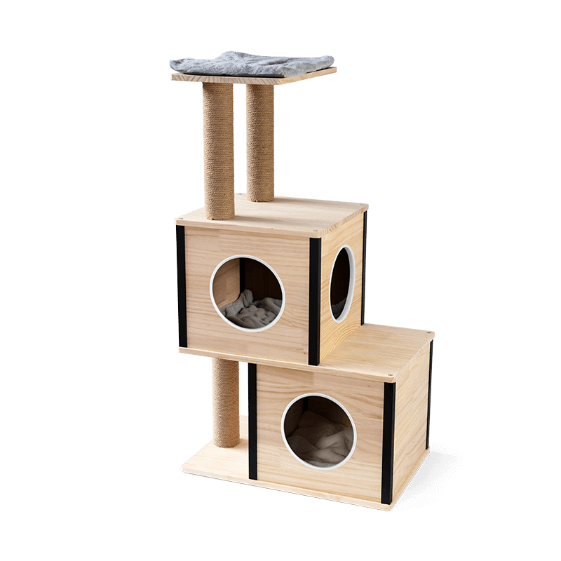 Natural Wood Conventus Cat Furniture