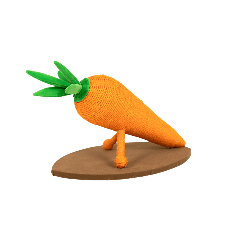 Press-sursum Carrot Cat Scratcher